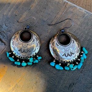 Silver & Turquoise Earrings